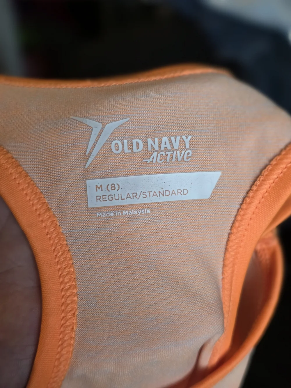 Old Navy Girls Orange Activewear Tank Top